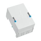 01753 Ansl.pl. 3-pol, inkl. kåpa, för Flatledare 20-32mm