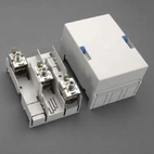 01754 Ansl.pl. 3-pol, inkl. kåpa, för Cu/Al 95-300mm2