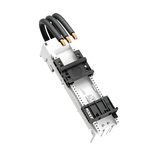 32662 Adapterpl. 80A,m.ledare,1 DIN+Pos.st,54x200mm. Sys60