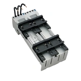 32432 Adapterpl. 25A, 2 DIN skenor, 90x200mm. Sys 60