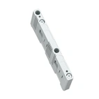 01602 Skenhållare 2-pol, för 12, 20, 30x5, 10mm skena