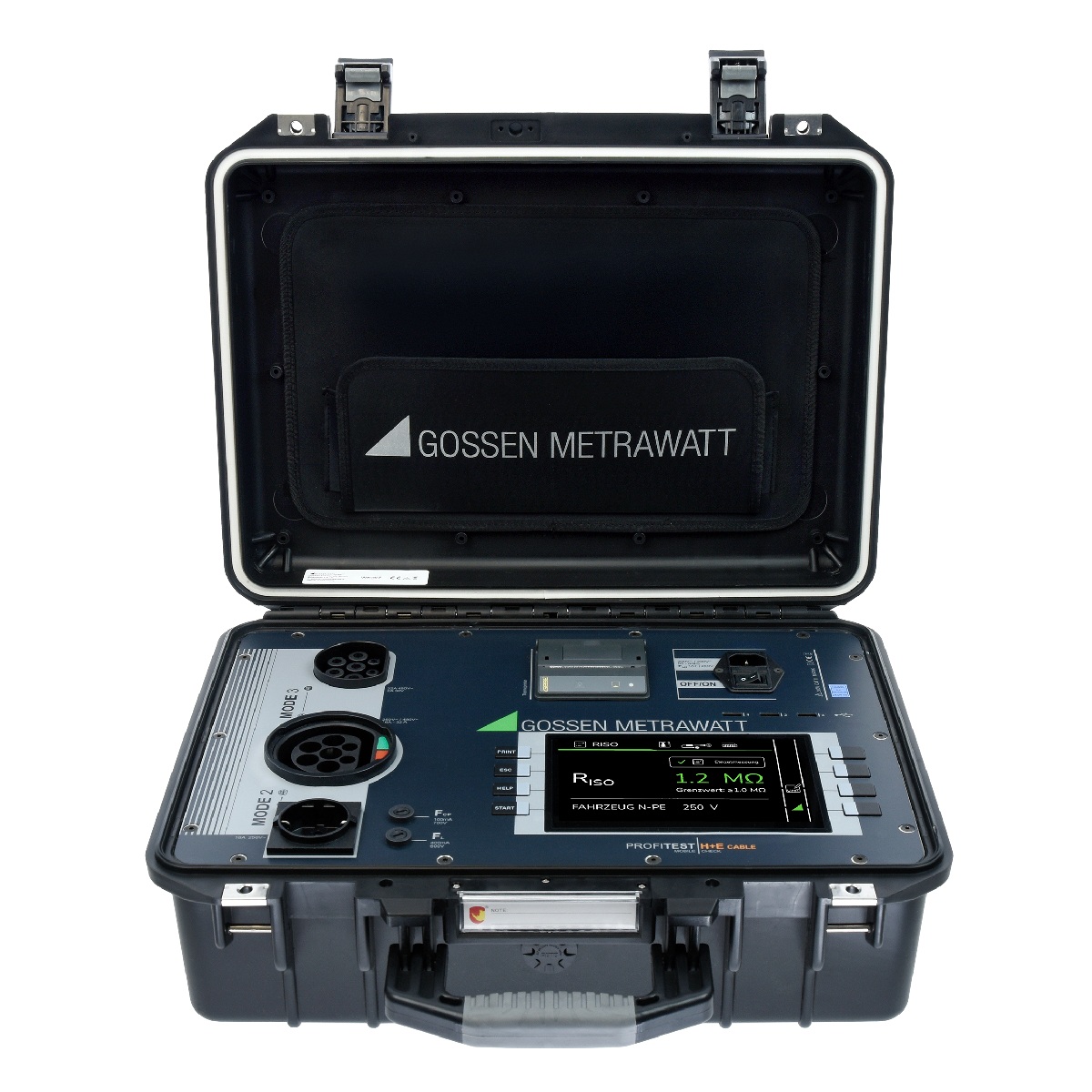 Gossen Metrawatt Profitest H+E Cable testar EV-laddkablar med autotest