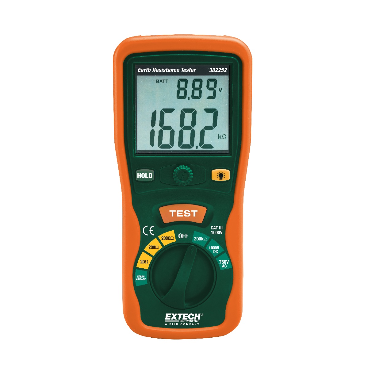 EXTECH 382252 - Jordmotståndstestkit