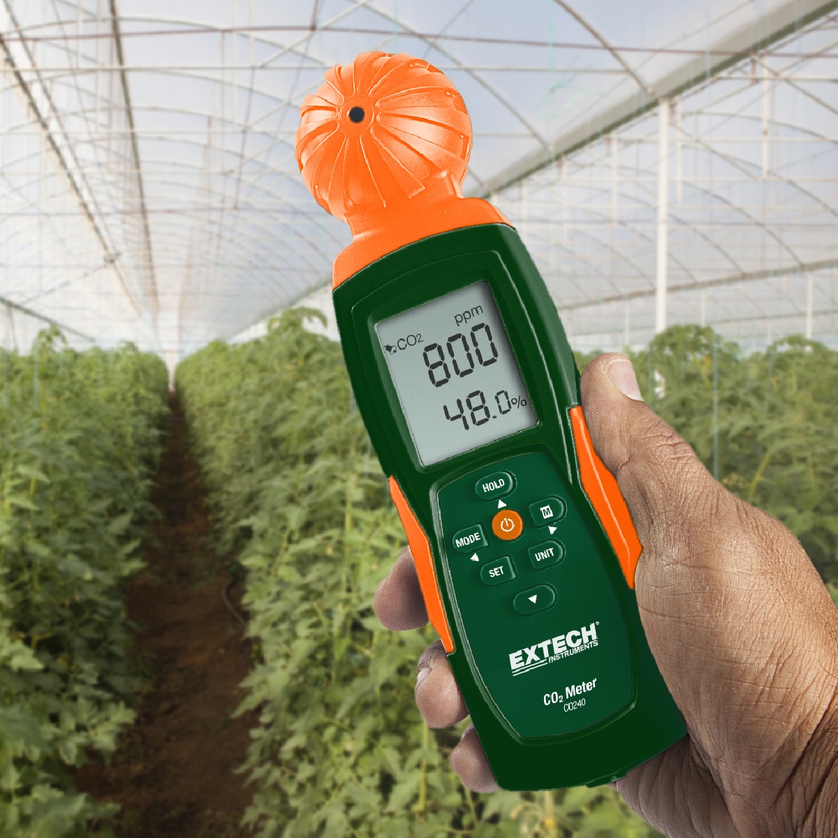 EXTECH CO240 - Inomhusluftkvalitet, koldioxid (CO2)