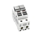 31299 Säkr.hållare 2-pol, m.LED, f. cyl.säkr,30A/600V,Class CC