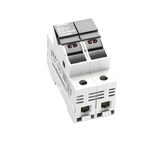 31299 Säkr.hållare 2-pol, m.LED, f. cyl.säkr,30A/600V,Class CC