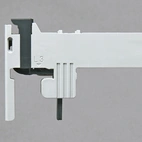 32630 Adapterpl. 1-pol, 63A, 1 DIN skena, 18x160mm. Sys 30Comp.
