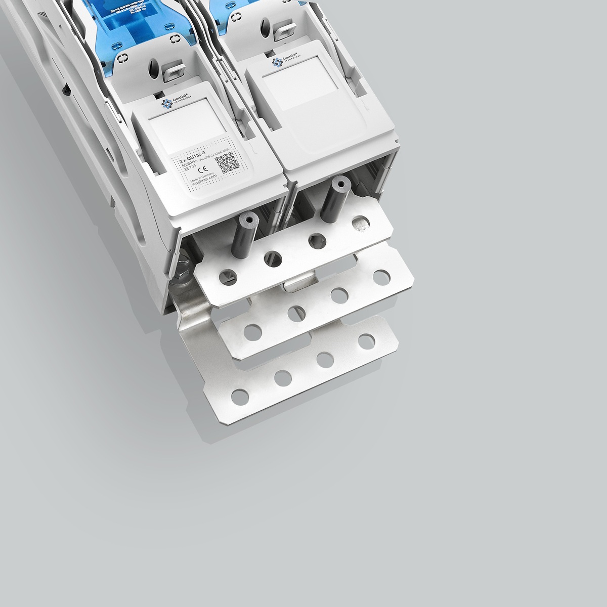 33731 Dubbel NH-säkr.lastfrånskiljarlist 3P, 1250A, M12. 185P