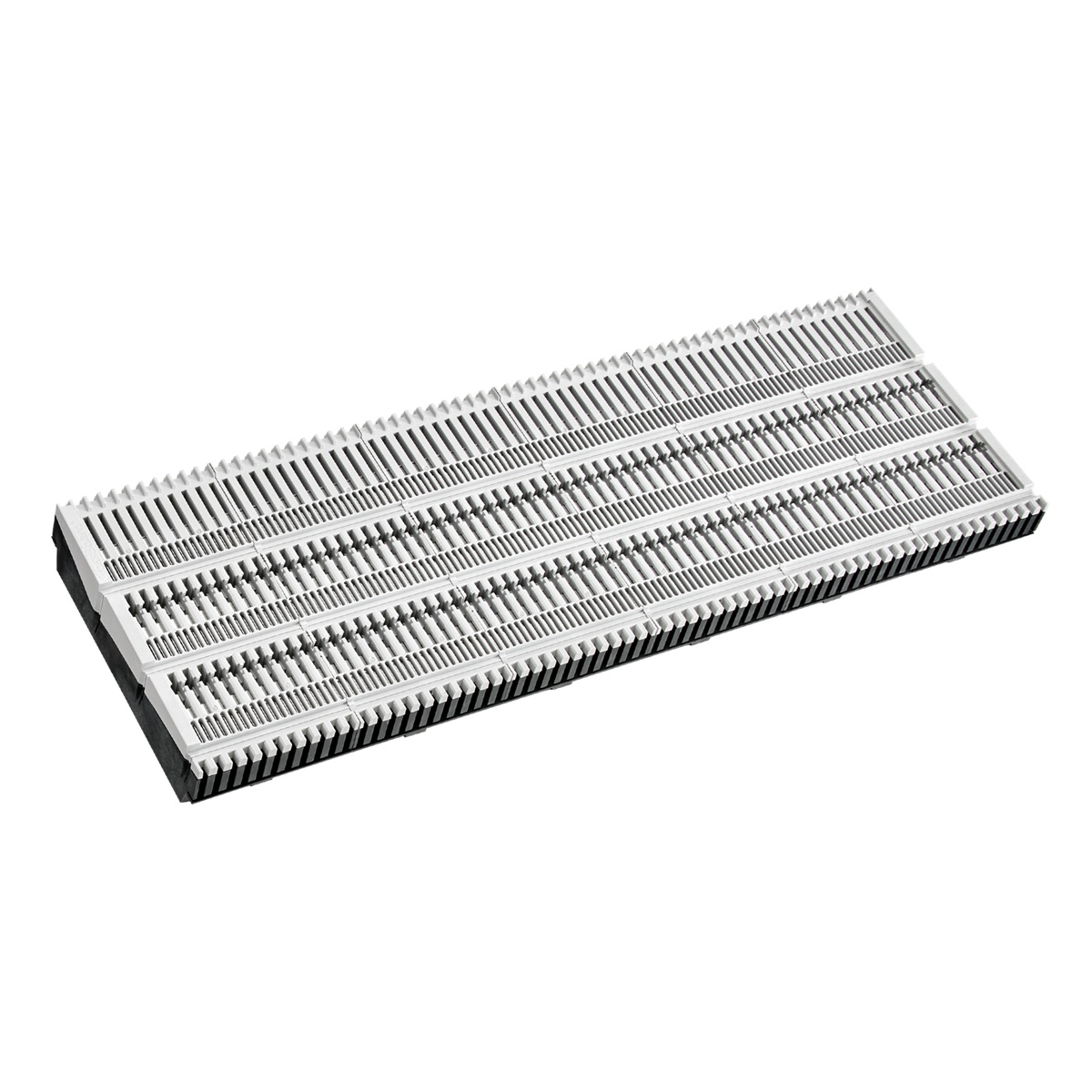 11805 Basplatta,3P,med skenor 800A, 500x200mm,matn.bakt.CrossBoard