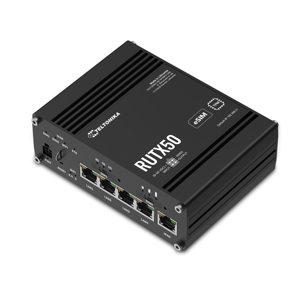 Teltonika RUTX50 5G/LTE industriell router