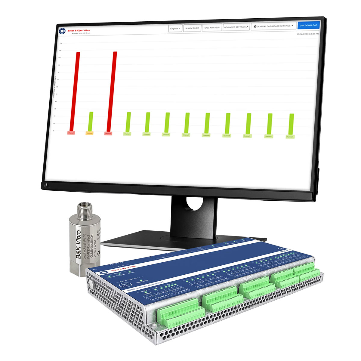 B&K Vibro BKV Go tillståndsövervakning set