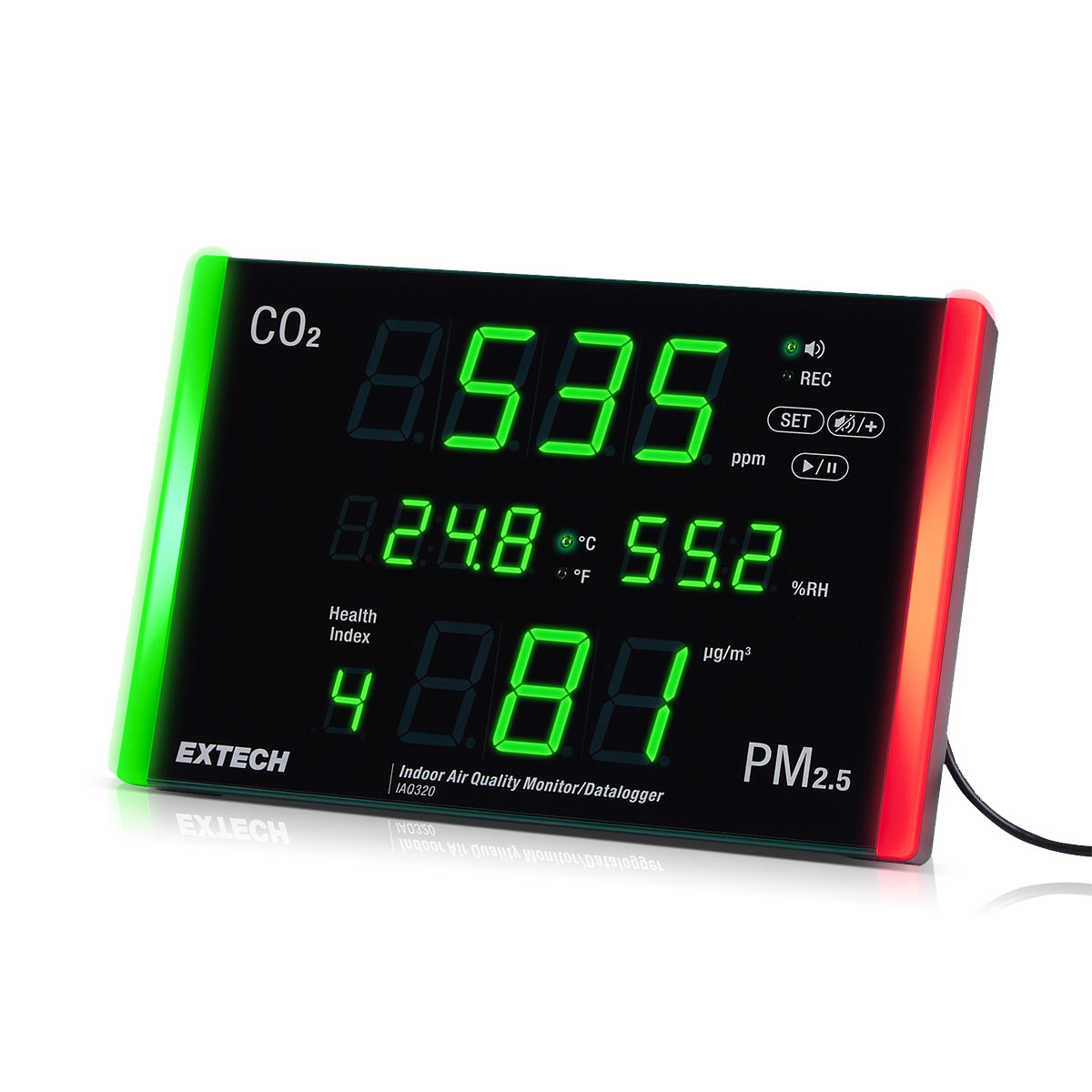 EXTECH IAQ320 - Luftkvalitetsmätare och datalogger med PM2.5