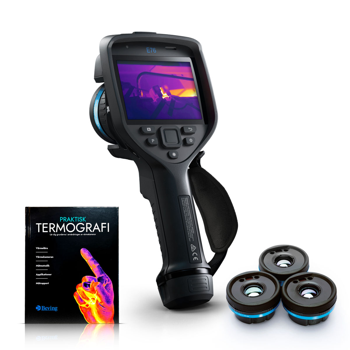 FLIR E76 Värmekamera, 24° + 14° + 42° Lins