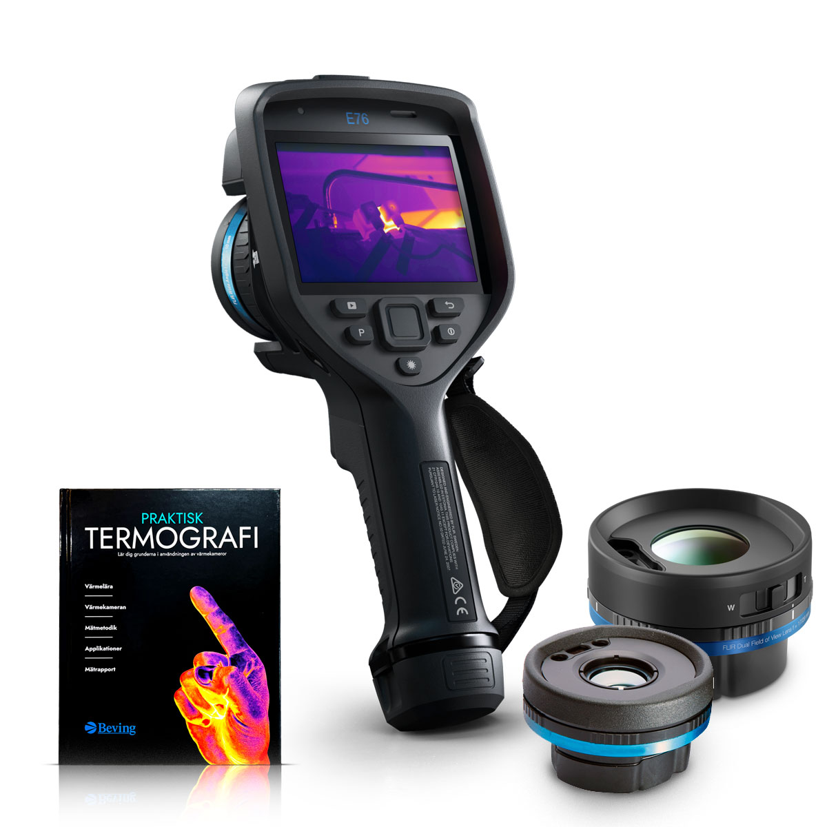 FLIR E76 Värmekamera Dual FOV, (24° - 42°) + 14° Lins