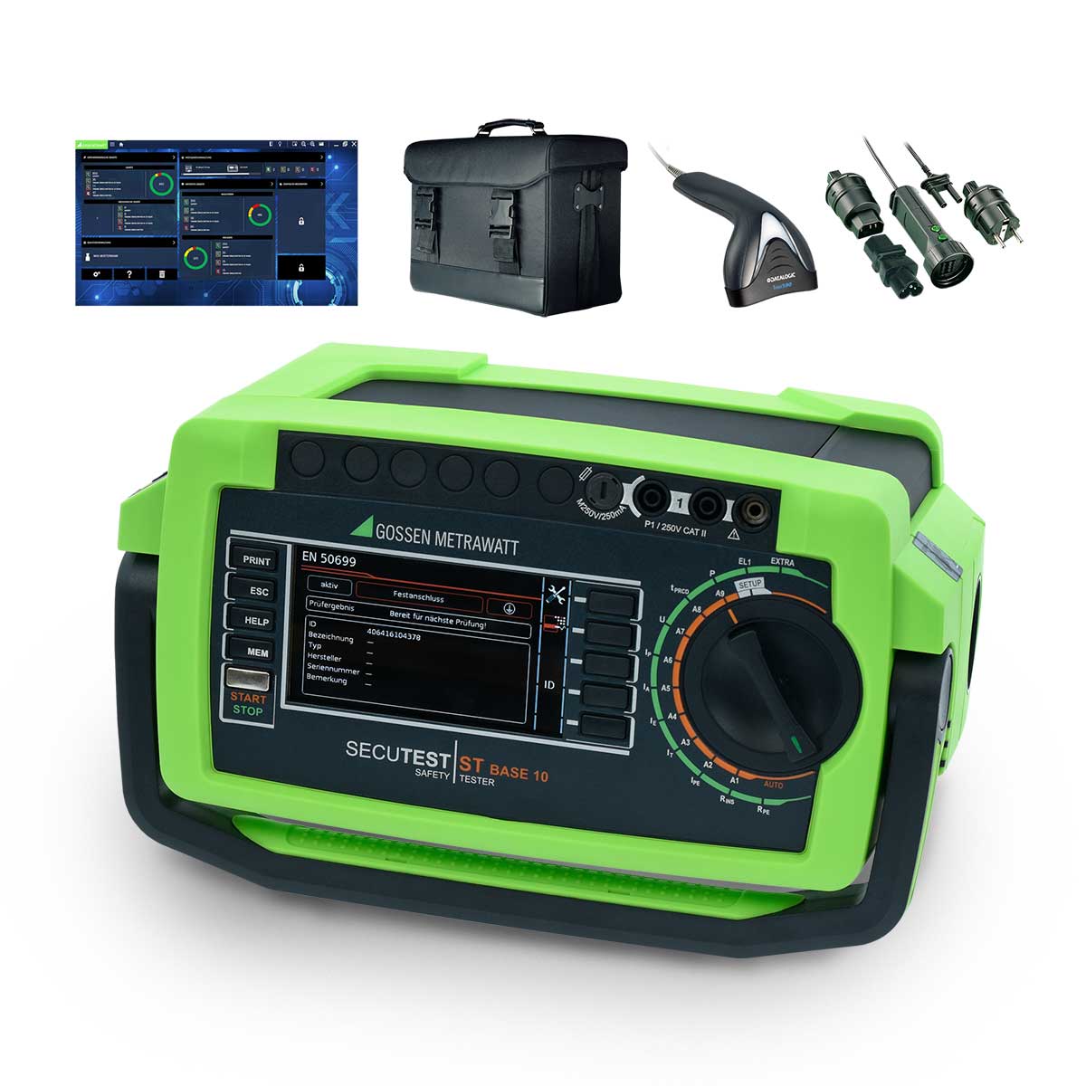 Gossen Metrawatt SECUTEST Lemongreen apparattestare, paket