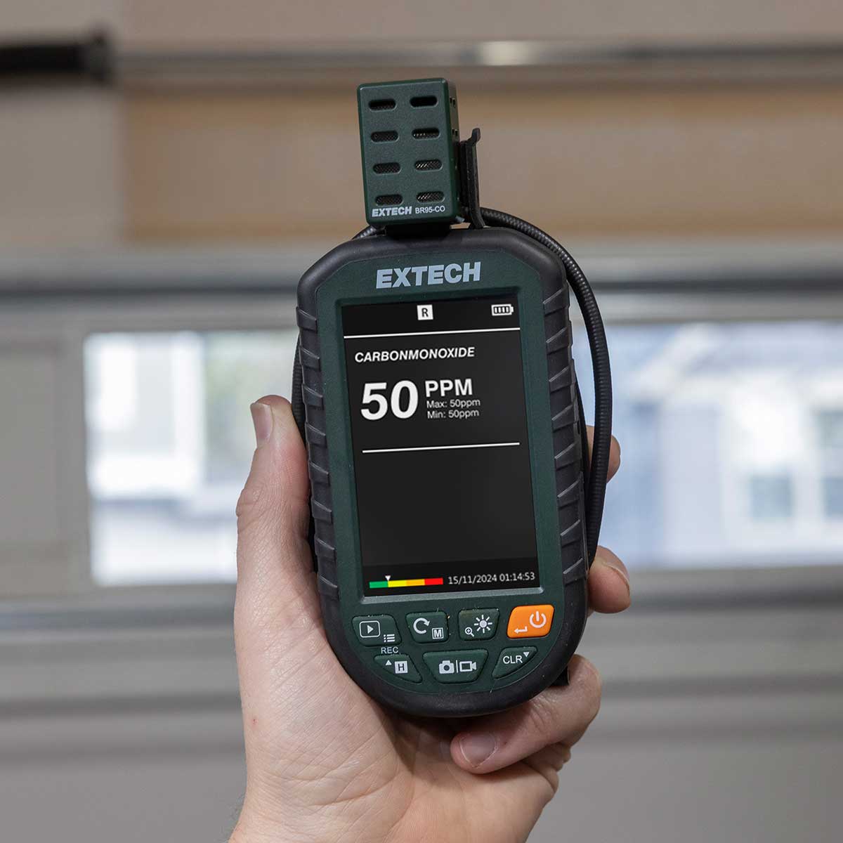 EXTECH BR95-CO - Kolmonoxiddetektor (CO) för BR95 extern