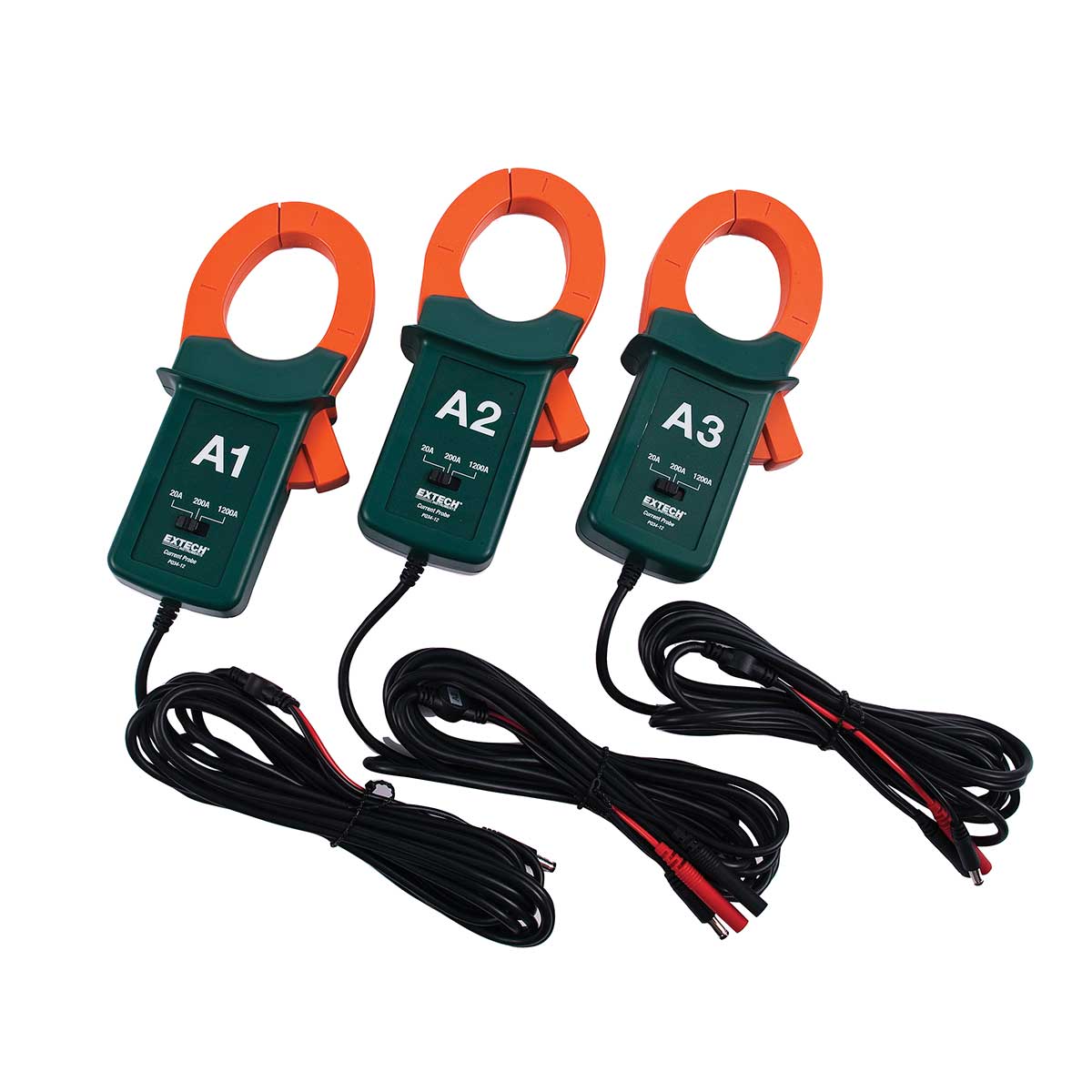EXTECH PQ34-12 Strömtång, 1200A, Set med 3st