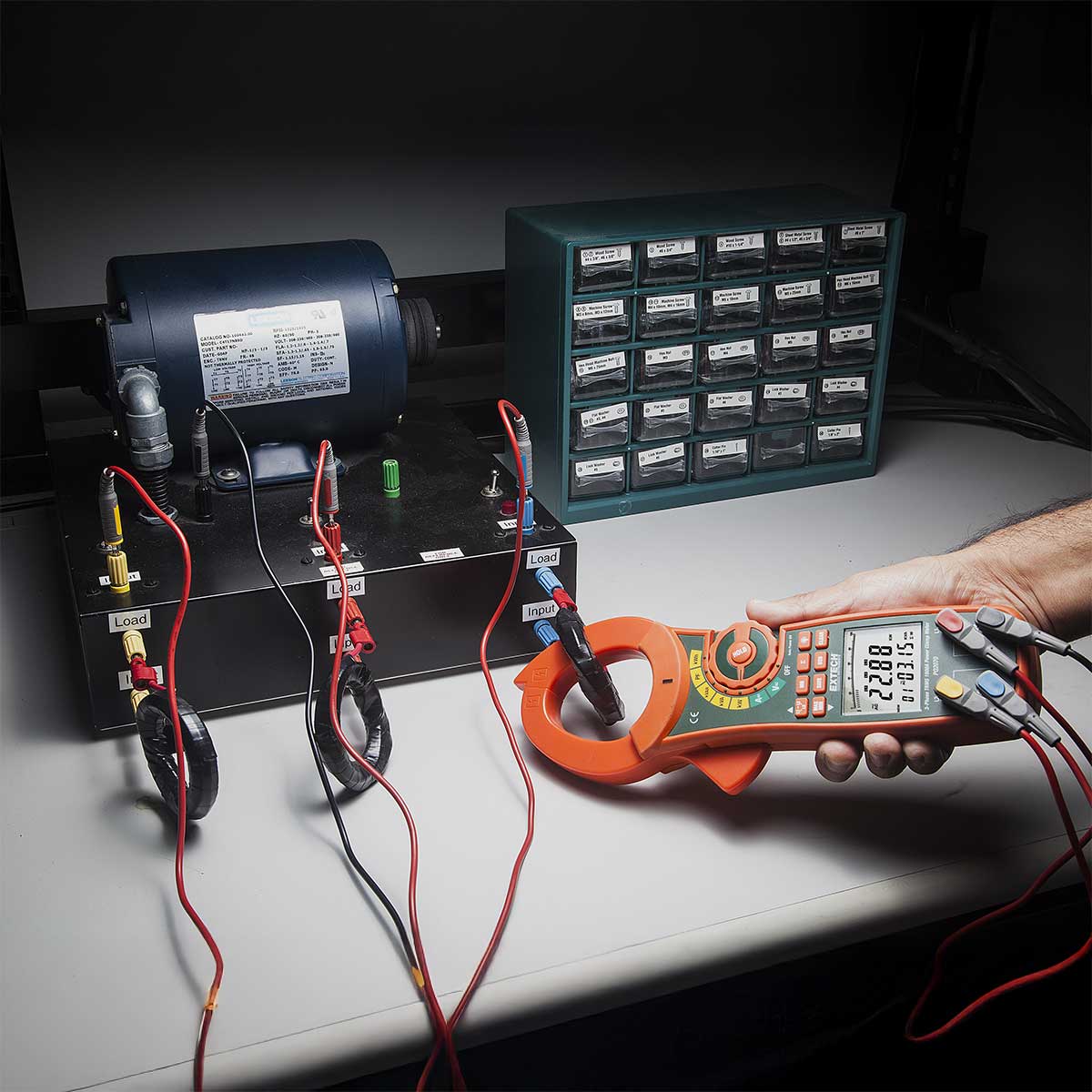 Extech PQ2071 Strömtång för effektmätning, True RMS, paket