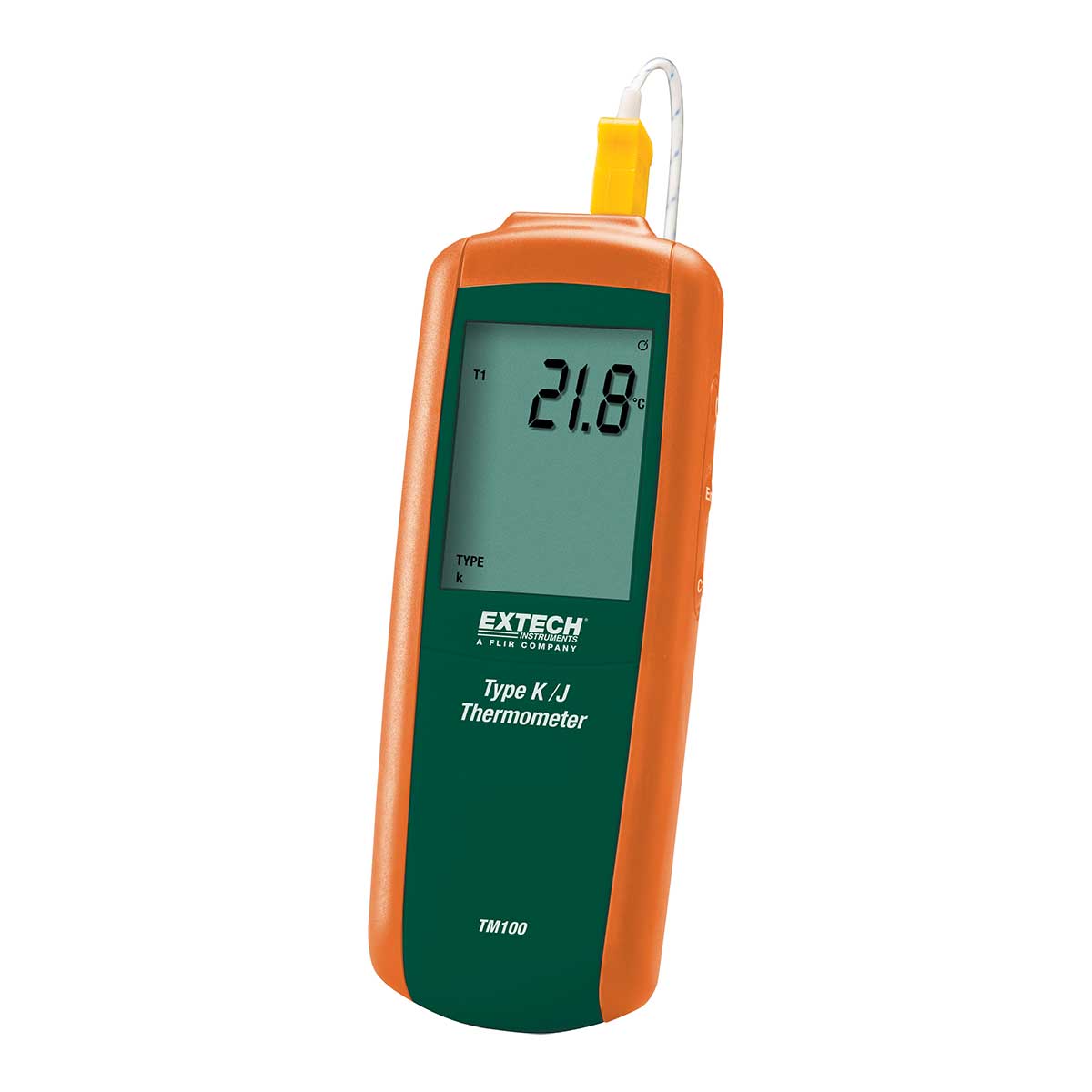 EXTECH TM100 Termometer, temperaturgivare typ J/K, 1372 °C, ±0.15%