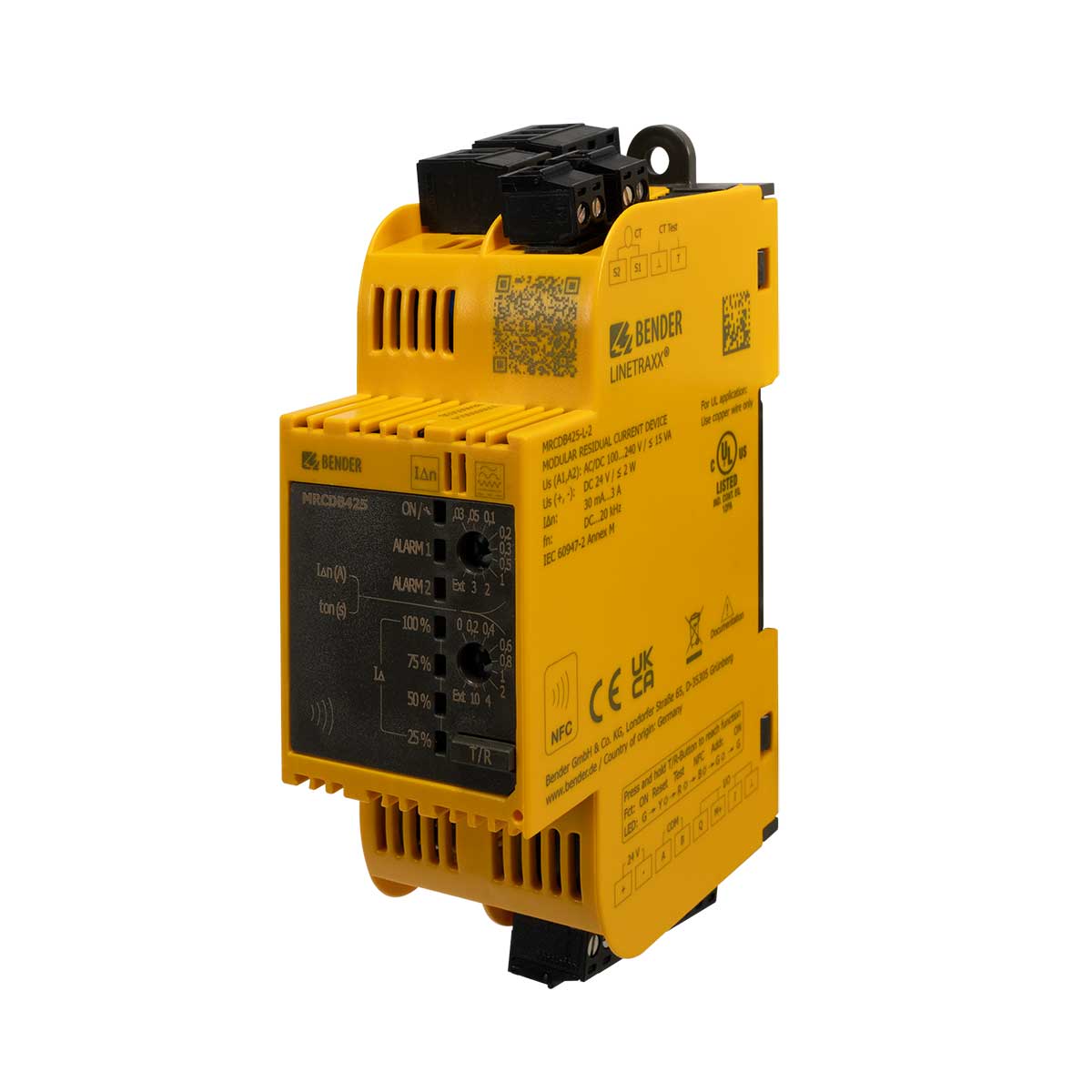 Bender LINETRAXX MRCDB425 jordfelsövervakningsrelä typ B