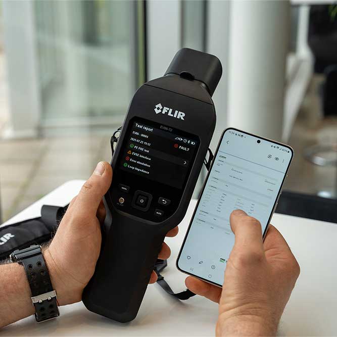 FLIR EV86-T2 EV-laddtestare med RCD-test för laddstationer