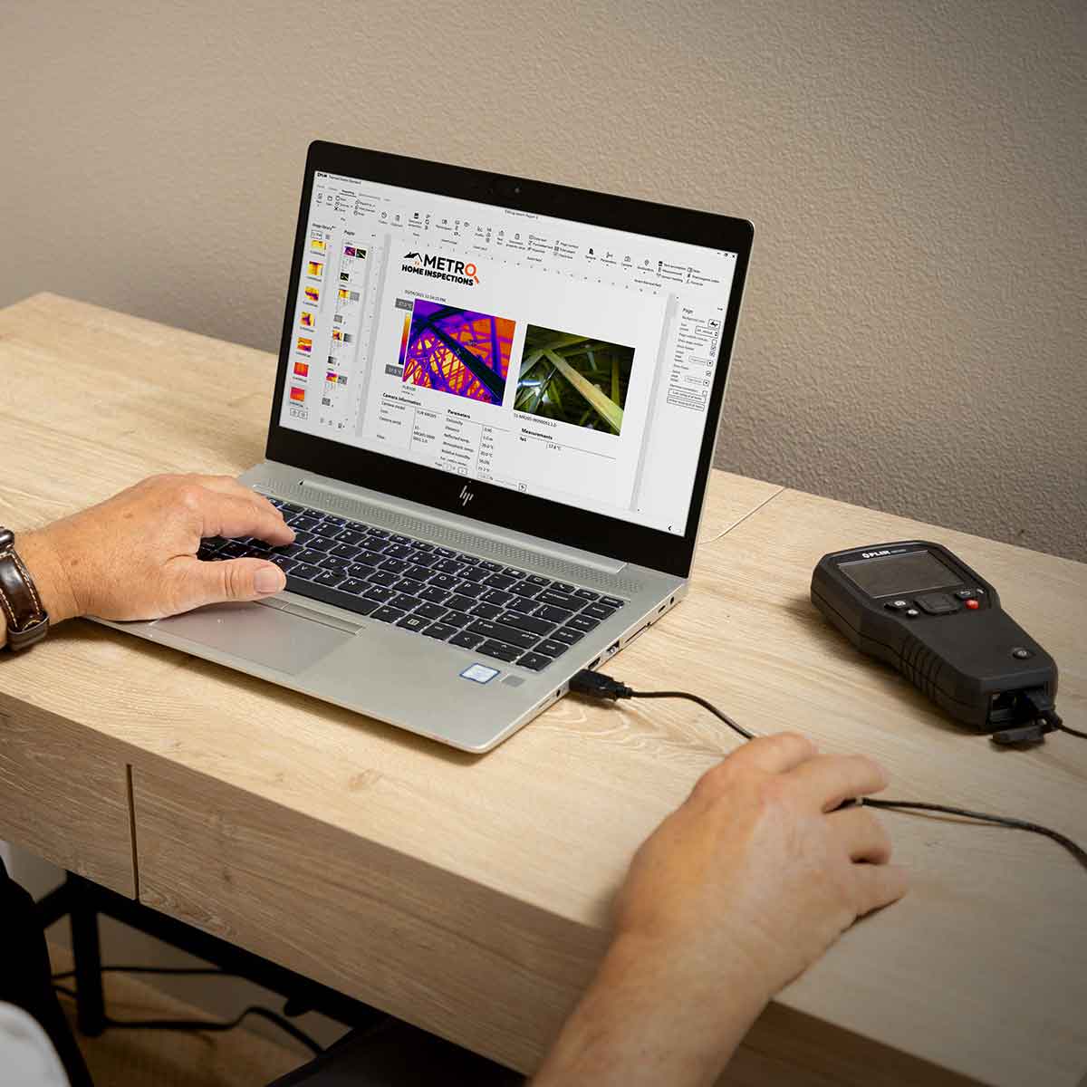 FLIR MR265 Fuktmätare med värmekamera och stiftmätning