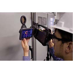 FLIR IRW aluminium infrarött fönster 3" använd med Flir-kameror