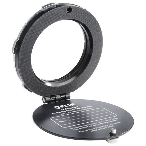 FLIR IRW aluminium infrarött fönster 4" använd med Flir-kameror